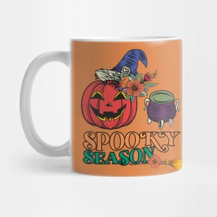 Groovy Spooky Season- Retro Halloween Design Mug